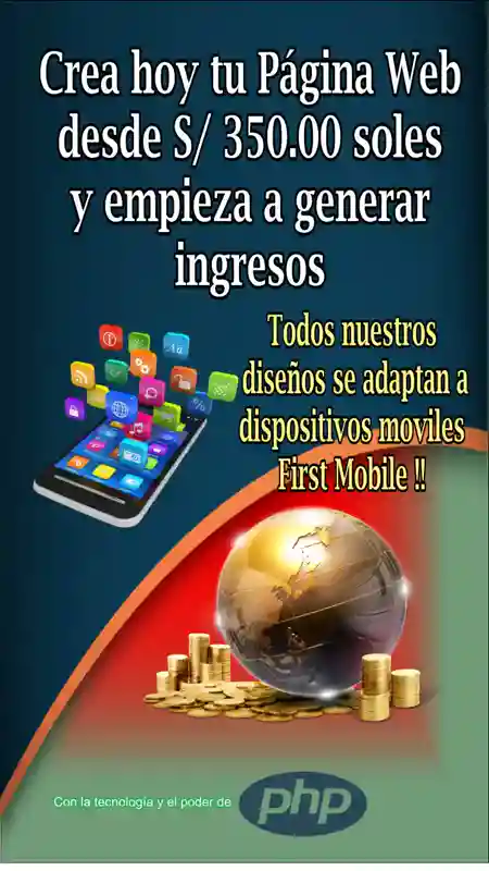 Publicidad - Tu pagina web desde S/350.00 Soles